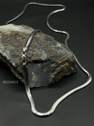 گردنبند زنجیر ماری نقره BYZANCE 925 مردانه